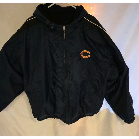 Team Apparel Chicago Bears Men's Coat Reversable 2XL, READ DESCRIPTION! - Picture 8 of 11